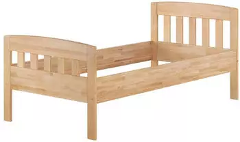 Erst-Holz Einzelbett Seniorenbett Buche massiv 100x200 (60.76-10)