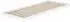 Erst-Holz Massivholzbett Kiefer extra niedrig 100x220cm weiß (60.47W-10-220)