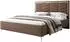 Lookway Aurora II Polsterbett 180x200 mit Bettkasten, Metallgestell, Braun (800001175675)