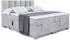 ALTDECOR Amel EL Boxspringbett elektrisch verstellbar, 2 Matratzen, Grau, 160x200cm (800000814440)