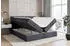 ALTDECOR Cator Boxspringbett mit H3-Matratze, Topper und Lattenrost, 180x200cm, Dunkelgrau Samt (800000814441)