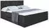 ALTDECOR Miltio Boxspringbett mit Matratze H3, Topper & Lattenrost, Schwarz Samt, 160x200cm