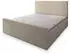 Masseno Brento Boxspringbett 180x200cm mit Bonell-Matratze und Topper, Creme (BRENTO 180X200 CM TILIA 03)