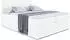 ALTDECOR Edita King Boxspringbett 200x200cm Kunstleder Weiß H3/H4 mit Bettkasten