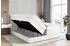 ALTDECOR Edita King Boxspringbett 200x200cm Kunstleder Weiß H3/H4 mit Bettkasten