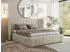 MKS Meble Goletta Classic Polsterbett mit Bettkasten & Lattenrost, Beige, 140x200cm