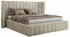 MKS Meble Goletta Classic Polsterbett mit Bettkasten & Lattenrost, Beige, 140x200cm