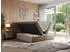 MKS Meble NEOMI Boxspringbett 160x200 Kunstleder Braun mit Topper und Bettkasten (NEOMI)