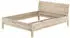 Erst-Holz Doppelbett Zirbe massiv metallfrei 160x200cm (60.95-16)