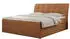 MKS Meble Diegos Boxspringbett 120x200 mit Matratze H3 und Topper, Orange Struktur (Diegos)