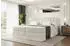 ALTDECOR Otta King Boxspringbett 140x200cm Samt Creme H3/H4 mit Bettkasten