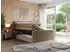MKS Meble King Doren Boxspringbett 180x200cm, Kunstleder, Braun, H3, 2 Bettkästen
