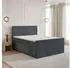 Masseno NOLEN Boxspringbett 180x200cm mit Bonell-Matratze und Topper, Grau (NOLEN 180X200 CM TILIA 85)
