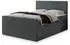 Masseno NOLEN Boxspringbett 180x200cm mit Bonell-Matratze und Topper, Grau (NOLEN 180X200 CM TILIA 85)