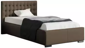 Mirjan24 Porto Mini Polsterbett mit Bettkasten und Lattenrost, 90x200cm (Porto Mini)