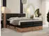 MKS Meble Albero 1 King Boxspringbett 200x200cm Kunstleder Schwarz H3 (ALBERO 1 KING)