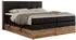 MKS Meble Albero 1 King Boxspringbett 200x200cm Kunstleder Schwarz H3 (ALBERO 1 KING)
