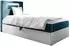 Mirjan24 Gold Junior 1 Boxspringbett 80x200cm Bonellfederkern H3 mit Bettkasten & Beleuchtung (Gold Junior 1)