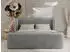 MKS Meble Emora Classic Duo Polsterbett mit Lattenrost, Hellgrau Velvet, 140x200cm