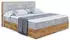 ALTDECOR LOLLI8 Boxspringbett H3-Matratze, Topper, Kopfteil, Bettkasten, 200x200cm, Hellgrau Samt