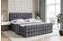 ALTDECOR VIONE-Z Boxspringbett mit Bettkasten, Dunkelgrau Samt, 120x200cm (VIONE-Z)