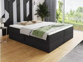 Sofnet Base Boxspringbett mit 2 Bettk&auml;sten, Bonell-Federkern & Topper (Inari 100)
