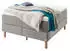 Hasena Carlota Boxspringbett 160x200cm Eiche bright, light grey