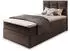 Masseno GLOS 80 Boxspringbett mit Bettkasten, Bonell-Matratze & Topper, 80x200cm, Braun (COSMIC 800)