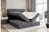 ALTDECOR BRUGO Boxspringbett mit Bettkasten, Dunkelgrau Samt, 180x200cm