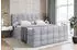 ALTDECOR APO-Z King Boxspringbett mit Matratze, Lattenrost & Topper, 180x200cm, Grau (APO-Z KING)