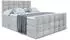 ALTDECOR APO-Z King Boxspringbett mit Matratze, Lattenrost & Topper, 180x200cm, Grau (APO-Z KING)