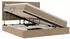 vidaXL Bett mit Stauraum und LED 180x200cm Kunstleder Cappuccino (3372316)