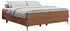 MKS Meble Less Boxspringbett ohne Kopfteil, Bettkasten, 180x200cm, Orange H3