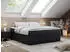 MKS Meble BESS Boxspringbett mit Bettkasten 140x200cm Kunstleder Schwarz H3