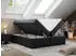 MKS Meble BESS Boxspringbett mit Bettkasten 140x200cm Kunstleder Schwarz H3