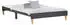 Homestyle4u Polsterbett mit Lattenrost 140x200cm, Grau (2508)