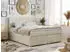 MKS Meble Ally Boxspringbett mit 2 Bettkästen, Topper, 200x200cm, Beige H4