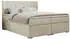 MKS Meble Ally Boxspringbett mit 2 Bettkästen, Topper, 200x200cm, Beige H4
