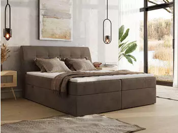 MKS Meble DAGOS Boxspringbett mit Bettkasten, Topper T25, 200x200cm (DAGOS)