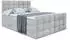 ALTDECOR Brugo-Z King Boxspringbett mit Bettkasten, Topper, H3/H4, 120x200cm
