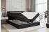 ALTDECOR Cator Boxspringbett mit Matratze H4, Topper & Lattenrost, Schwarz Samt, 200x200cm
