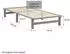 Homestyle4u Palettenbett 90x200 Kiefer massiv, grau lackiert, mit Lattenrost (3049)