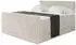 ALTDECOR TOLO-Z King Boxspringbett Cord Creme 120x200cm H3+H4 mit Stauraum