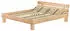 Erst-Holz Doppelbett Kingsize Buche Massivholz natur 180x220cm (V-60.80-18-220)