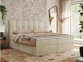 MKS Meble Premium 10 Boxspringbett 180x200 mit Bettkasten, Multipocket-Matratze H3 und Topper (Premium 10)