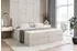 ALTDECOR Edita Boxspringbett mit Matratze H3, Topper und Lattenrost, 200x200cm (EDITA)