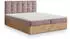 Masseno MOLVEN Boxspringbett 180x200cm mit Bonell-Matratze und Topper, Rosa (MOLVEN 180X200 CM SORO 61)