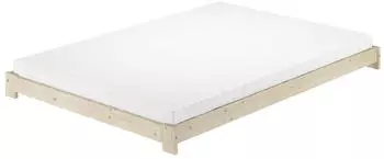 Erst-Holz Niederflurbett 140x200 Fichte massiv unbehandelt (60.85N-14)