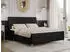 MKS Meble MILEN Boxspringbett 180x200 Kunstleder Schwarz H4, 2 Bettkästen