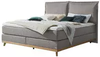 Hasena &raquo;Imelda&laquo; Boxspringbett 160x200 cm / Pace grey / Bezug Matratze/Box...